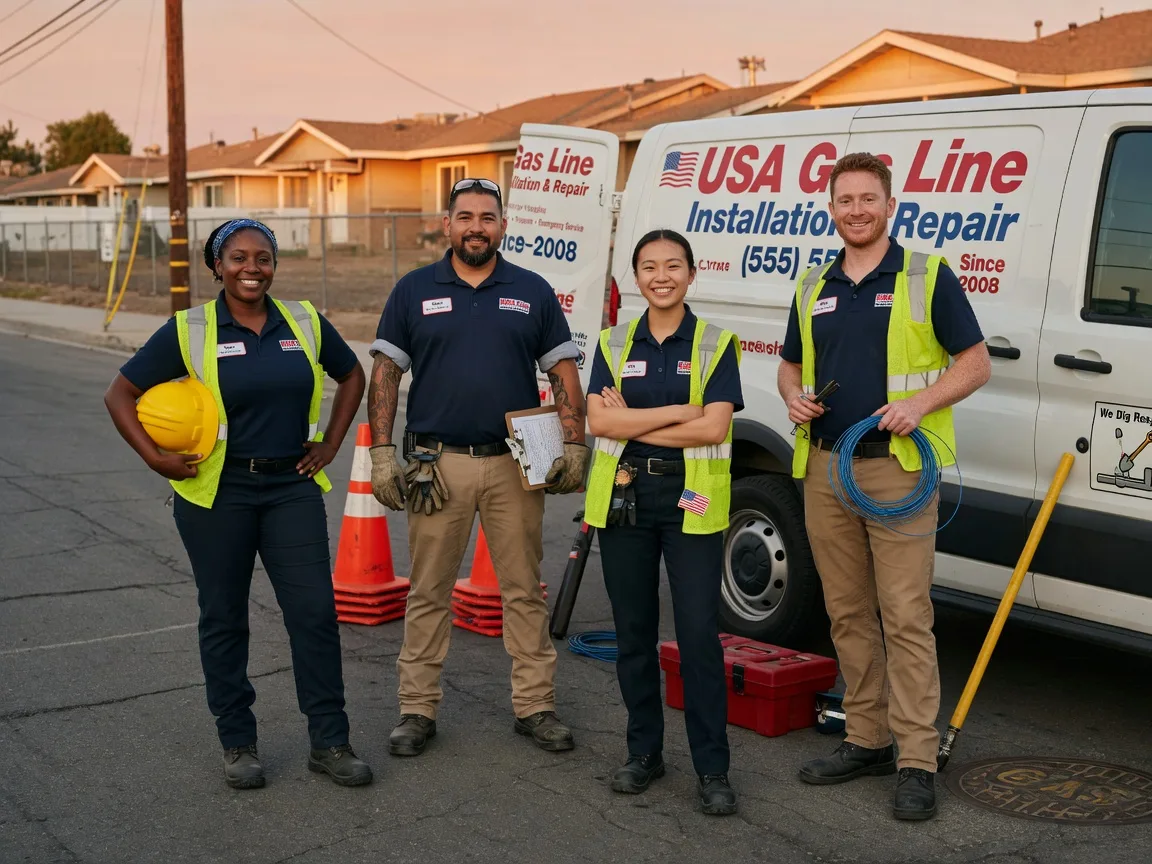 Gas Line Installation company in Davis City, IA